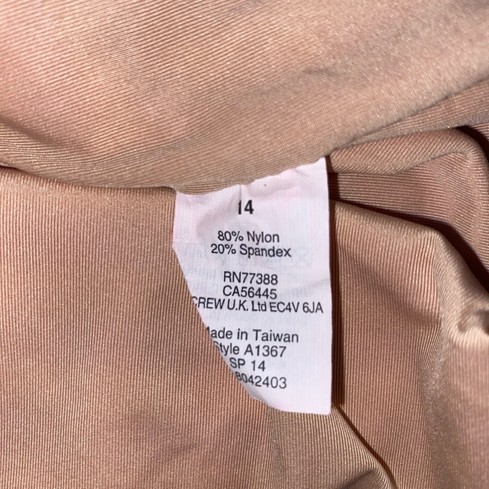 J. Crew Crewcuts striped bathing suit. Size 14 - Picture 4 of 4